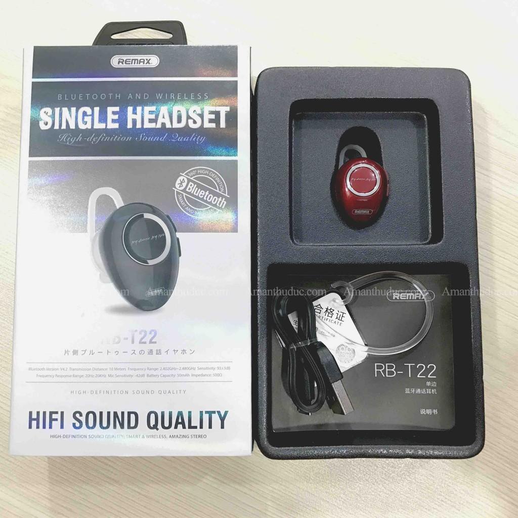 Tai nghe Bluetooth Remax RB-T22 (BM-01450) - Hàng chính hãng