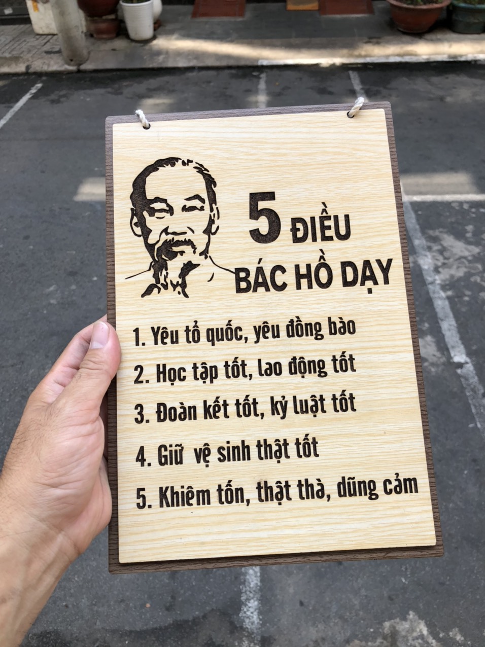 Tranh Động Lực - 5 ĐIỀU BÁC HỒ DẬY