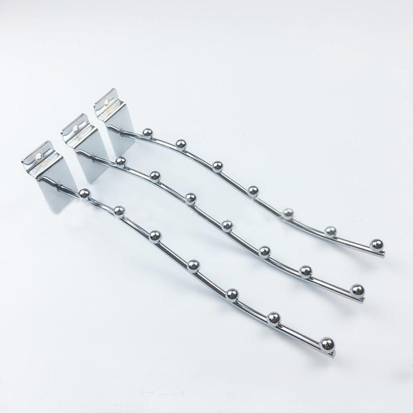 Móc treo đồ,tay treo đồ cho gian hàng vào khe móc 25mm có thể điều chỉnh trên ray 206824