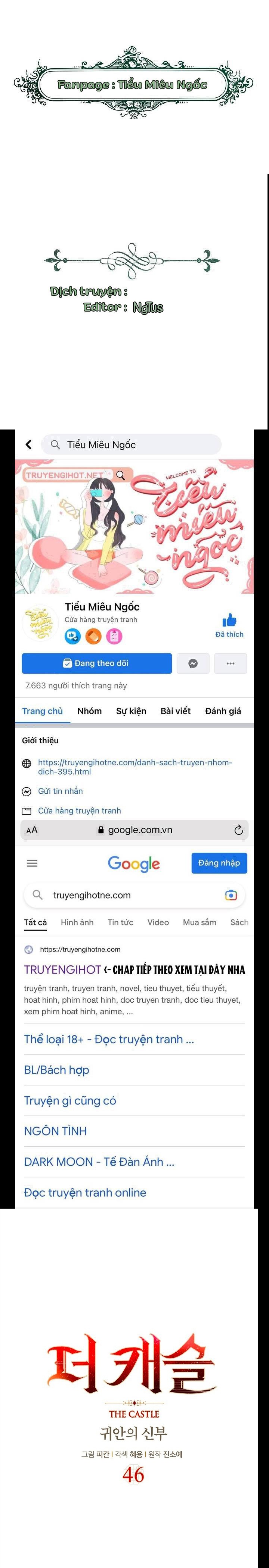 lâu đài - cô dâu của ma chapter 91 1