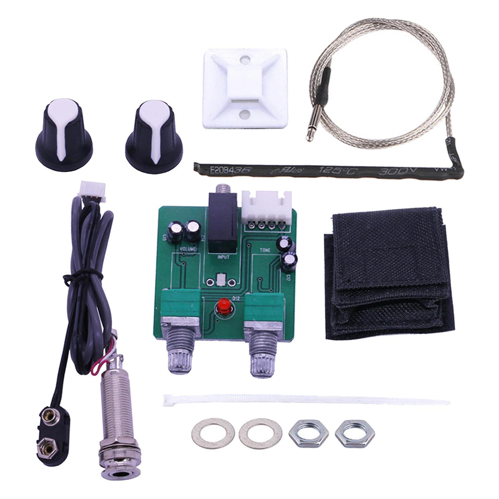 EQ Equalizer Pickup Acoustic Guitar Preamplifier Tuner and Volume Control