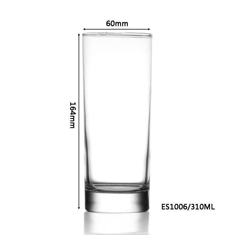 Bộ 6 Ly Thủy Tinh Ống 310ML ES1006 - Ly Thủy Tinh Uống Cà Phê Ống Cao