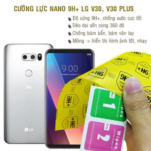 Dán cường lực nano dẻo dành cho LG V30, LG V30 Plus