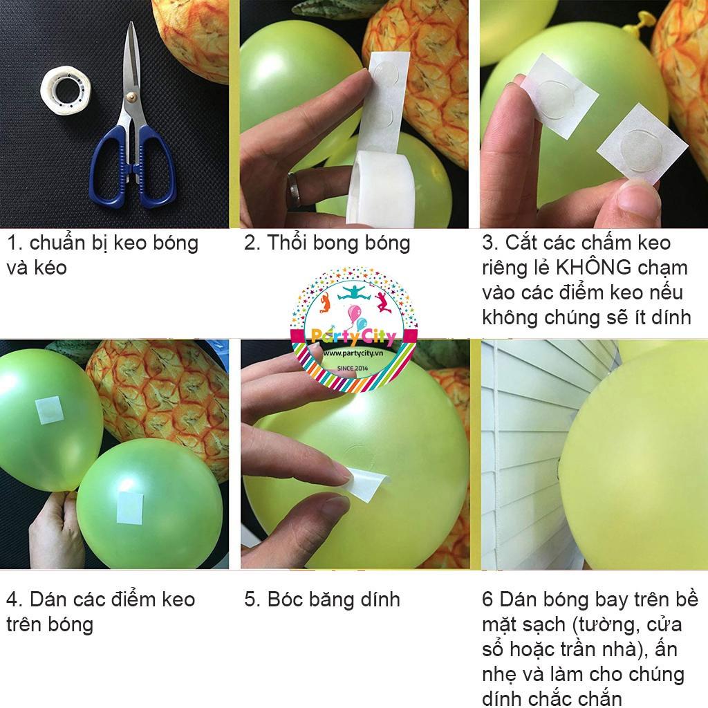 Combo set bóng trang trí phòng cưới, trang trí phòng tân hôn nhiều mẫu đơn giản dễ làm