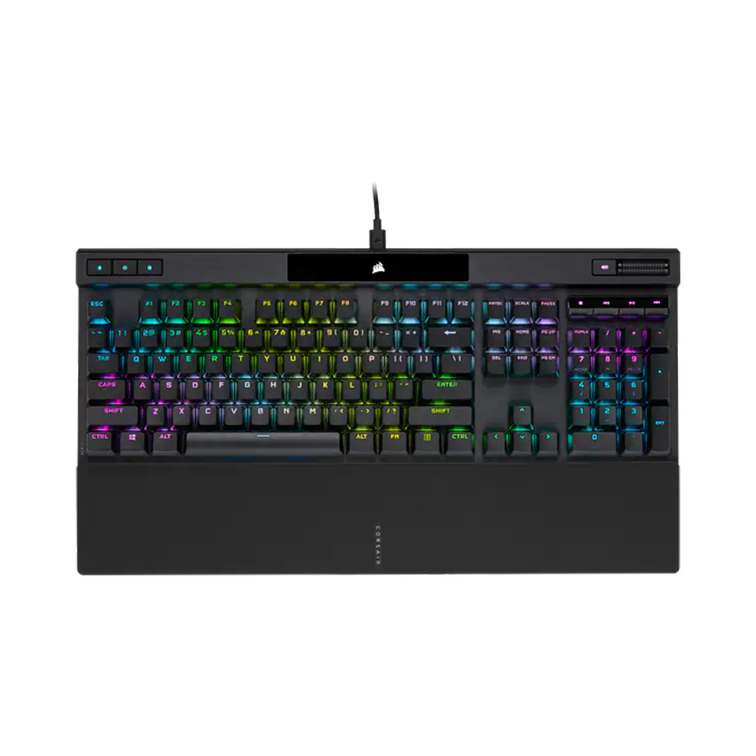 Bàn Phím Có Dây Corsair K70 PRO BLK/WHT | RGB | OPX SILVER- Hàng Chính Hãng