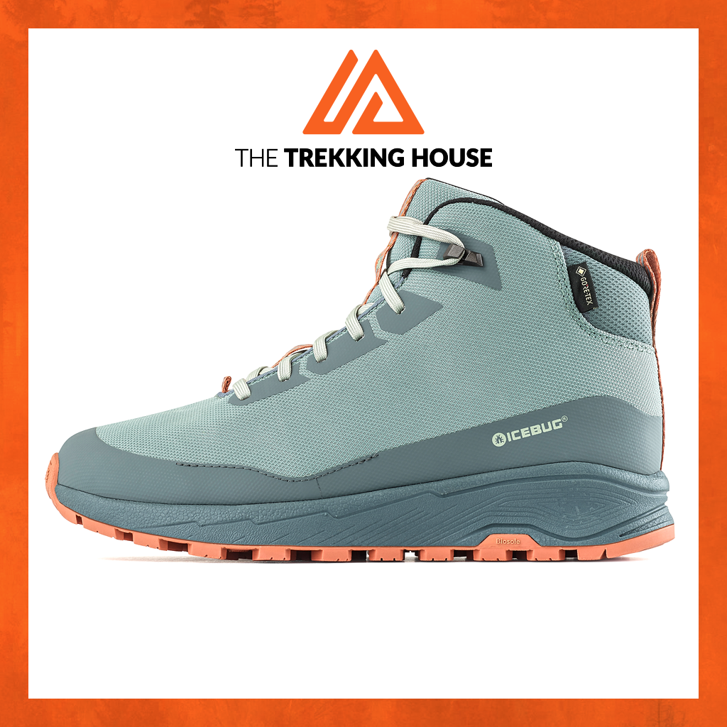 Giày leo núi trekking Icebug Haze Mid Biosole GTX – Giày dã ngoại chống thấm nước