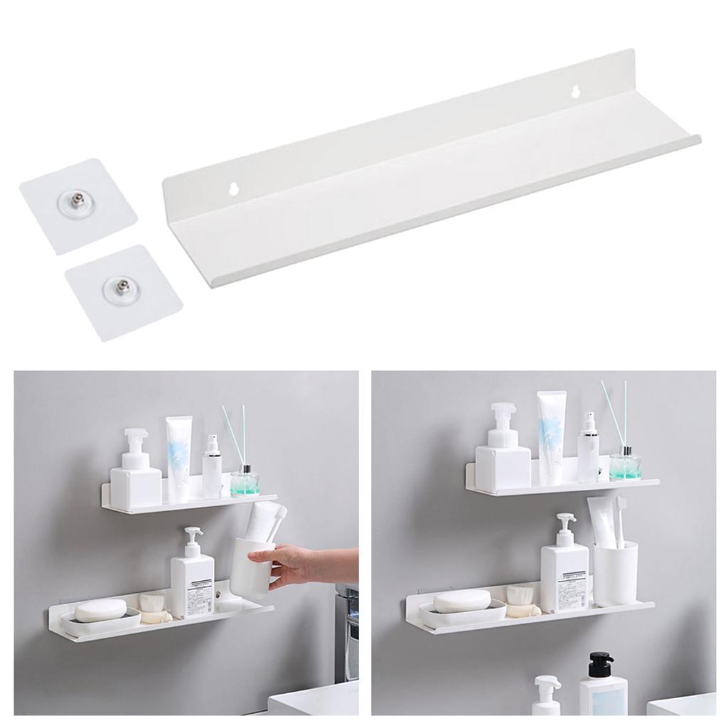 2x Floating Wall Ledge Shelf, Wall Mounted Nursery Kids Bookshelf, Storage Rack,