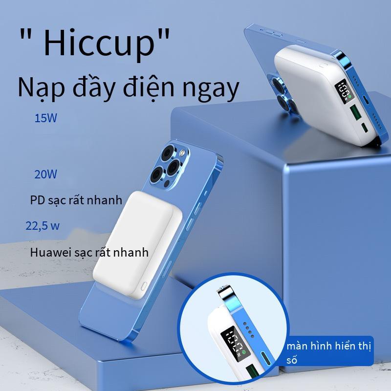 Tùy chỉnh thuận lợi nhất phù hợp với kho báu sạc không dây hút từ tính Apple Magsafe 22,5w sạc nhanh nguồn điện di động khung màn hình hiển thị kỹ thuật số