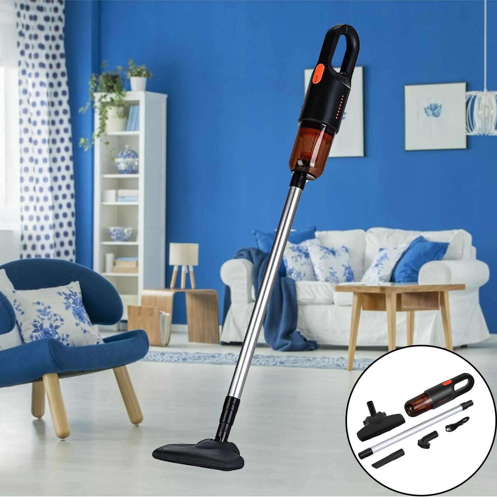 Wireless Vacuum Cleaner Car Vacuum Cleaner for Home Office White