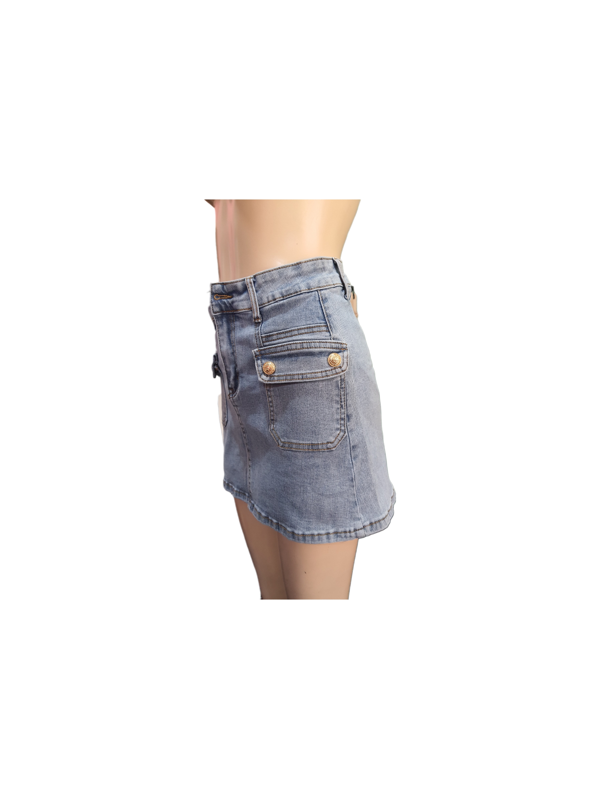 Chân Váy Jean Chữ A Phối Túi Phong Cách Thời Trang Bụi chất liệu jean mềm co giãn dễ mặc(kèm quần lót trong) Váy phối túi thời trang,màu sắc mang hơi hướng phong cách bụi. Váy thích hợp cho chị em đi chơi,đi tiệc(tùy theo kết hợp pk) nhé