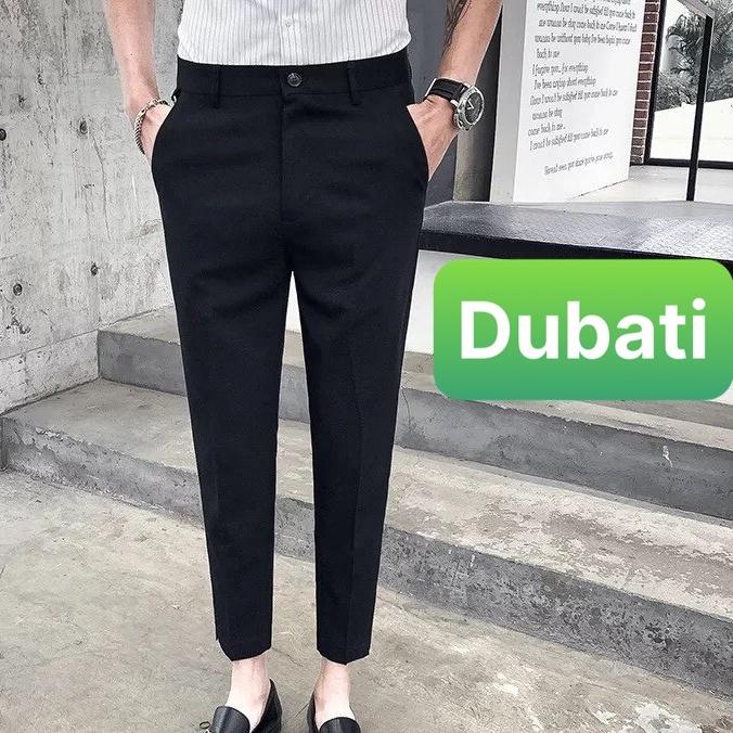 QUẦN TÂY NAM - QUẦN TÂY ÂU DÁNG ÔM CÔNG SƠ VẢI CO GIÃN NHẸ - DUBATI FASHION