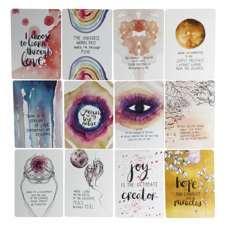 Combo Bộ Bài Tarot Bói Toán Universe Mysterious Oracle Cards Tarot-Universe has your back Cao Cấp và Túi Nhung Đựng Tarot