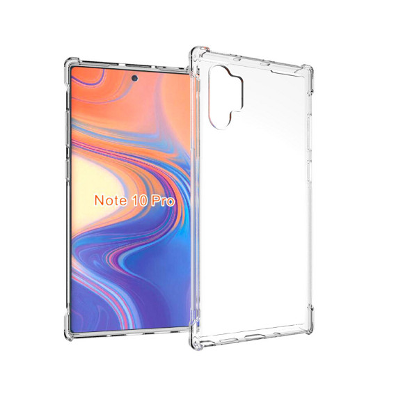 Ốp lưng Silicon dẻo trong, suốt chống sốc cho Samsung Galaxy Note 10 Plus