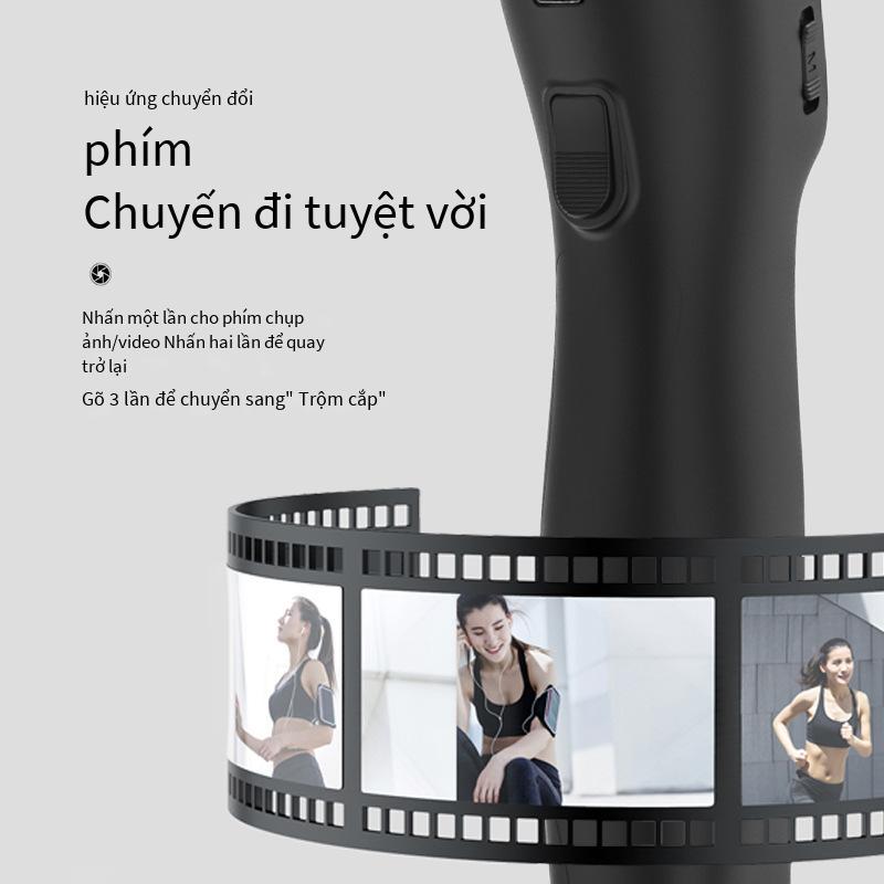 Ưu đãi đặc biệt mới Bộ ổn định điện thoại di động F8 rung âm thanh trực tiếp chống rung cầm tay gimbal ổn định ba trục ổn định Bluetooth thông minh