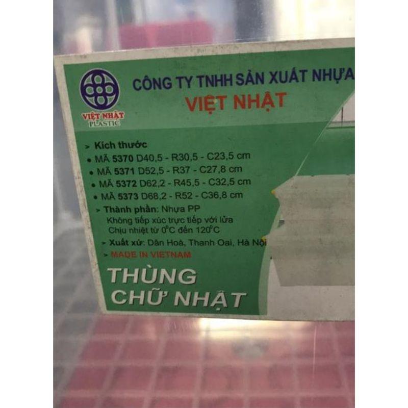 THÙNG NHỰA CHỮ NHẬT GIẢ MỸ CÁC CỠ 25L/35L