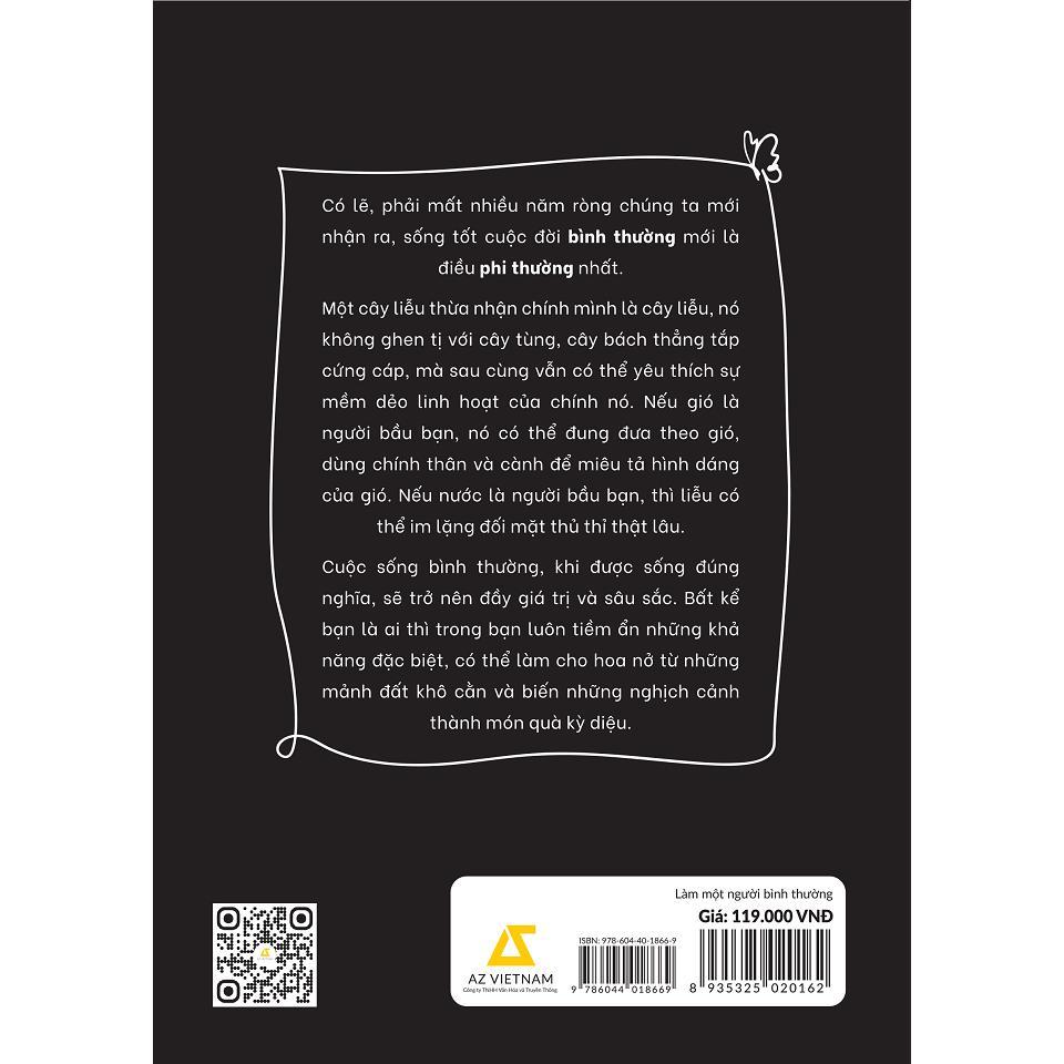 Sách - Làm Một Người Bình Thường - AZ Việt Nam