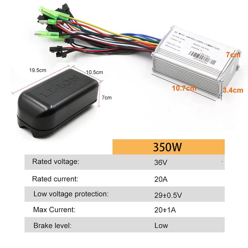 Bộ dụng cụ xe đạp điện miễn phí vận chuyển 36V 350W Bộ xe đạp điện Ebike Color: 27.5inch front LCD