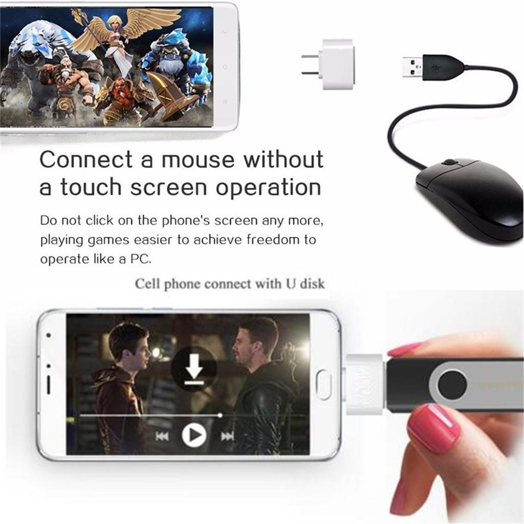 OTG Cable Adapter Micro USB Male to USB Female Host OTG for PC Android Phone