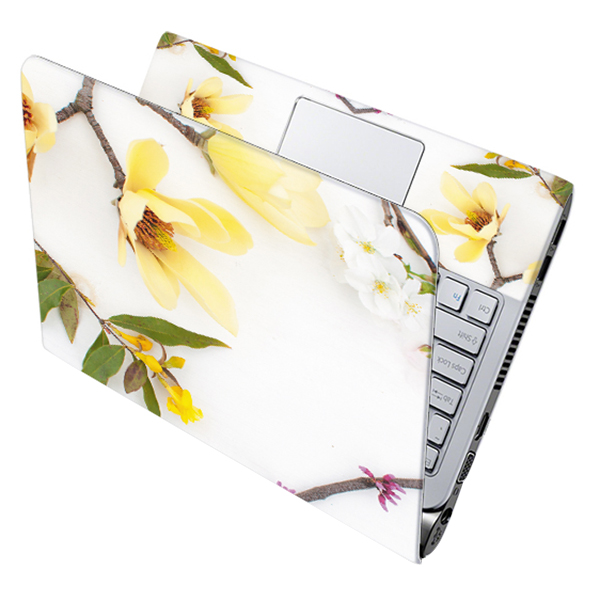 Mẫu Dán Decal Hoa Văn Trang Trí Laptop LTHV-215