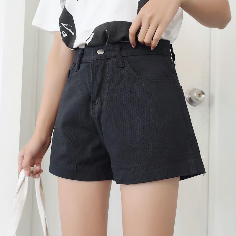 Quần shorts jean nữ lưng cao Ulzzang Quảng Châu QNJ6