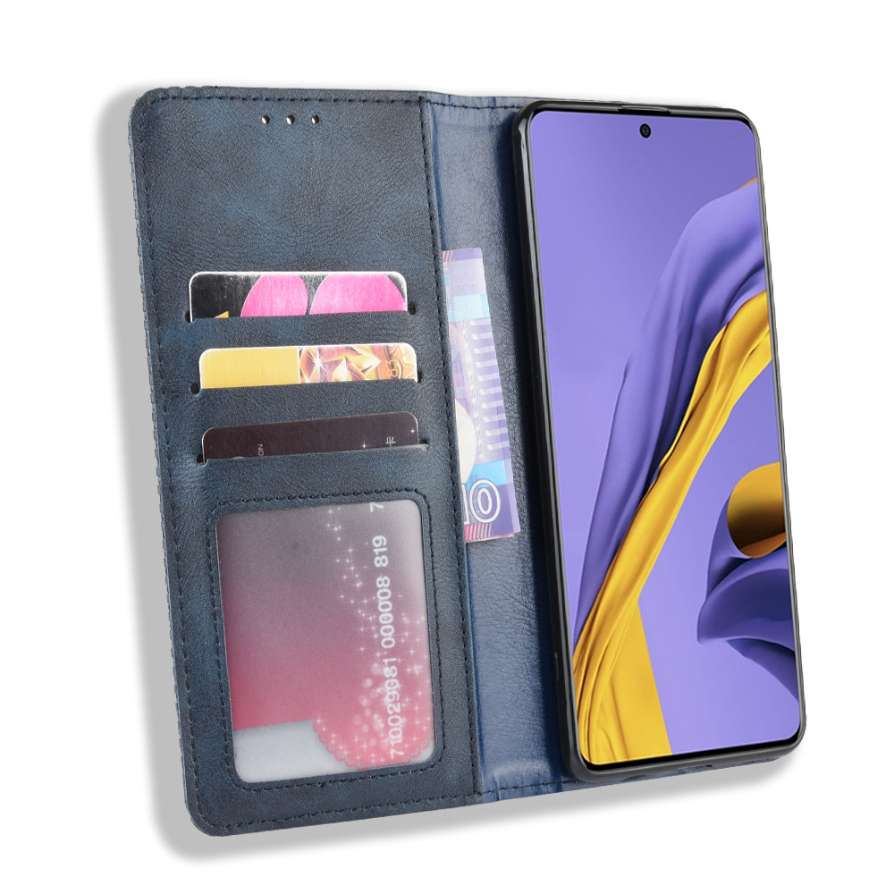 Bao da dạng ví, nam châm dành cho Samsung Galaxy A51 Luxury Leather Case - Hàng nhập khẩu
