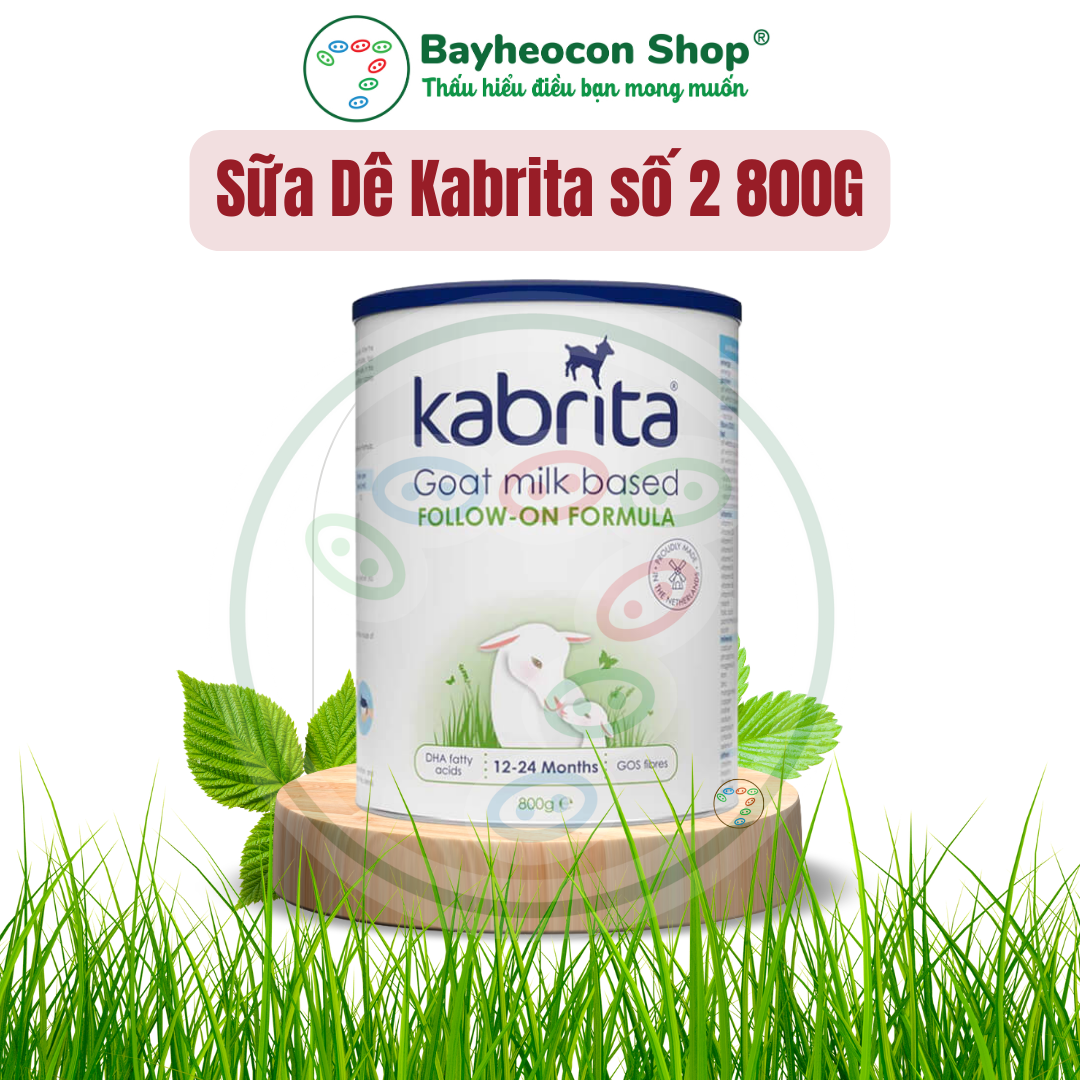 [DATE MỚI] Combo 2 lon Sữa dê Kabrita Số 2 800g (1-2 tuổi)
