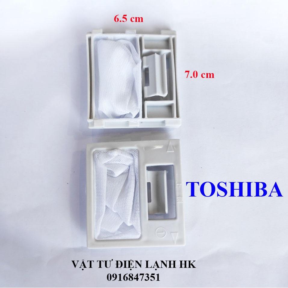 Túi lọc máy giặt TOSHIBA đời cũ, lưới lọc rác thải trong máy Toshiba 65x70mm