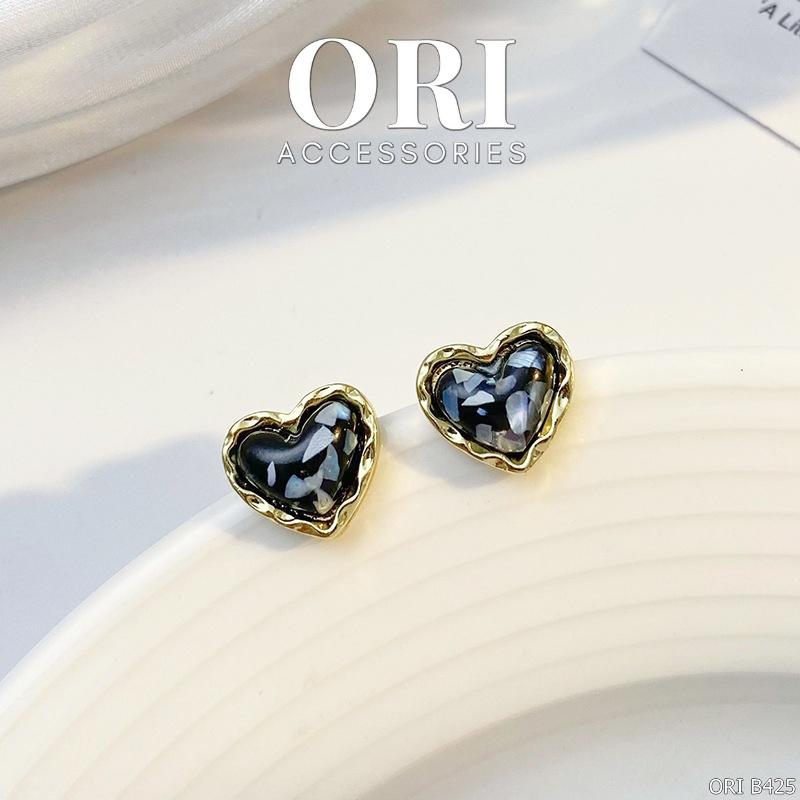 Bông tai nữ dáng nhỏ Lovely Heart xinh xắn dễ thương ORI ACCESSORIES B425