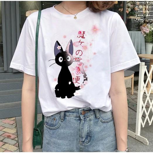 Áo thun tay ngắn in hình Studio Ghibli Femme