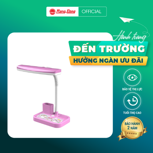 Đèn bàn Bảo vệ Thị lực Rạng Đông Model: RD-RL-01.V2 Mẫu Mới Cải Tiến Có Ống Cắm Bút