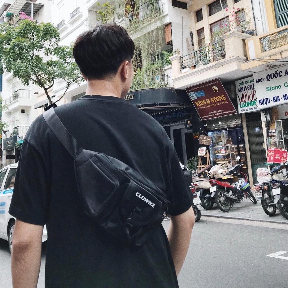 Túi đeo chéo CrossBag vải canvas nam nữ thời trang hàn quốc