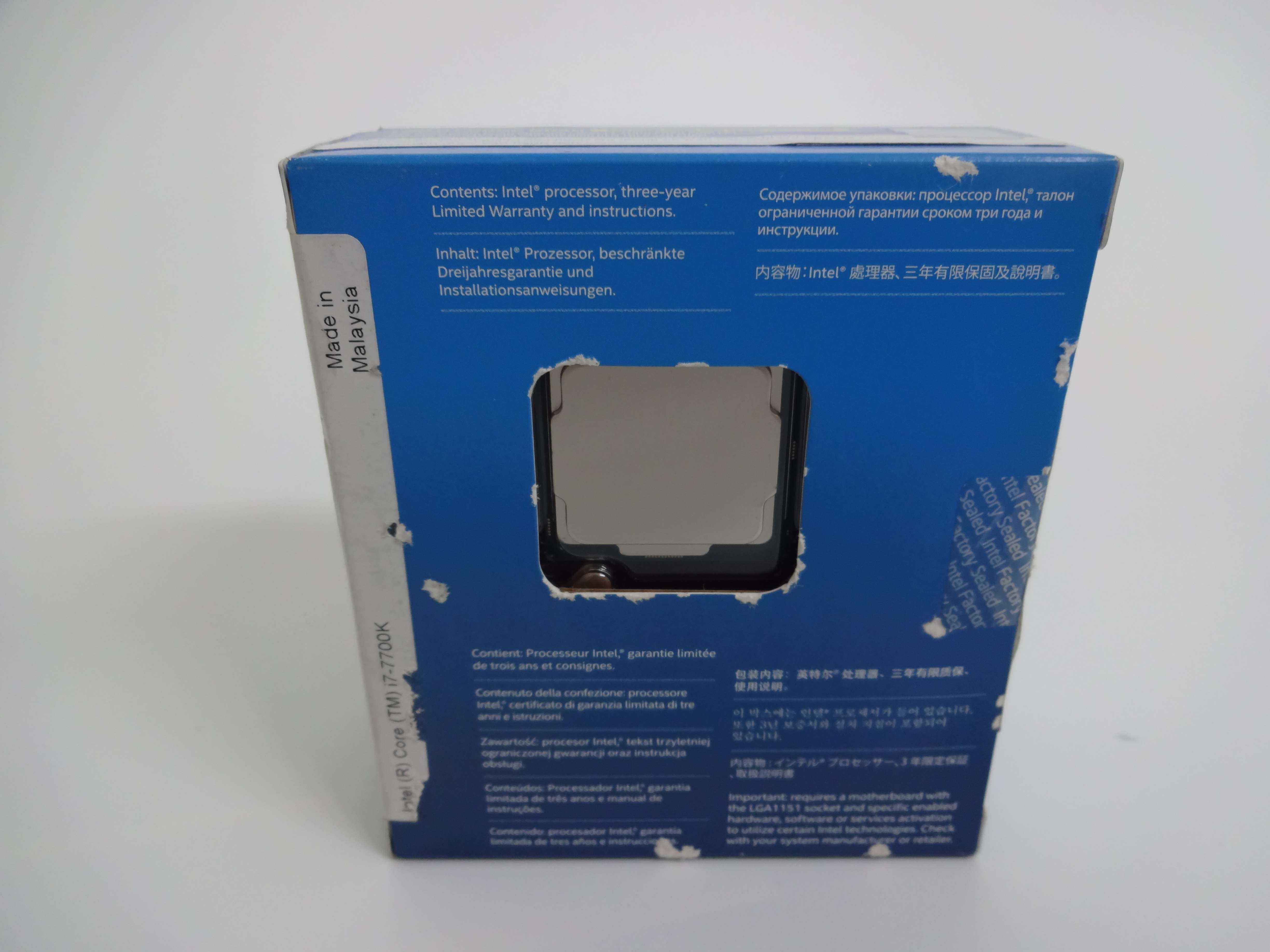 Bộ vi xử lý CPU Intel Core I7 7700K (CPUPC029) - Hàng chính hãng