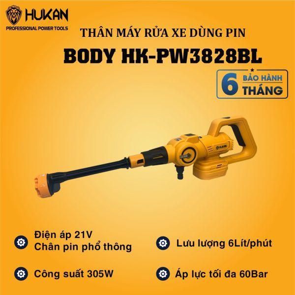 THÂN MÁY RỬA XE CHẠY PIN  BODY HK-PW3828BL HUKAN - HÀNG CHÍNH HÃNG