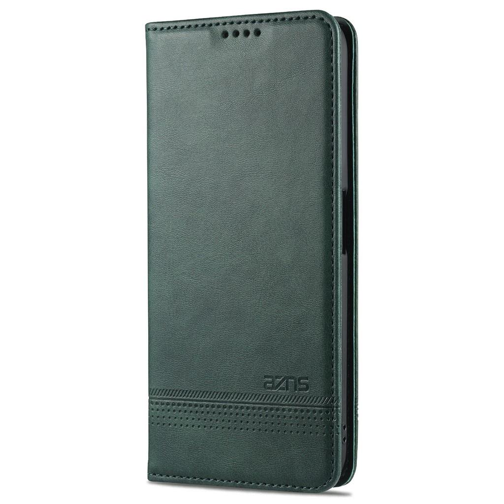 Bao da điện thoại PU kiểu ví nắp lật từ tính màu trơn cho Samsung Galaxy S20+ S20Ultra S20FE S20Lite S21+S21Ultra S21FE