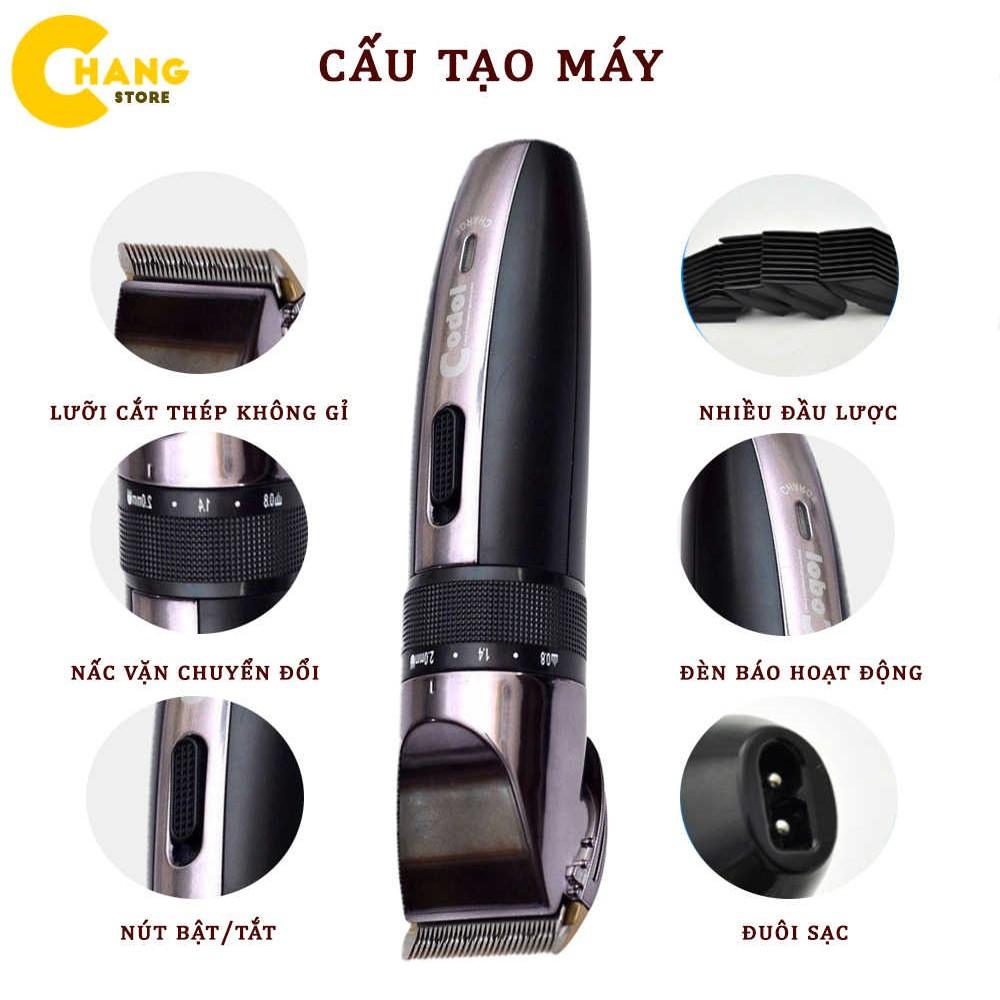 Tông Đơ Cắt Tóc CODOL 531 Chuyên Cắt Tóc Gia Đình Và Trẻ Em - Tặng Kèm 1 Bộ Kéo Cắt Tỉa Tóc