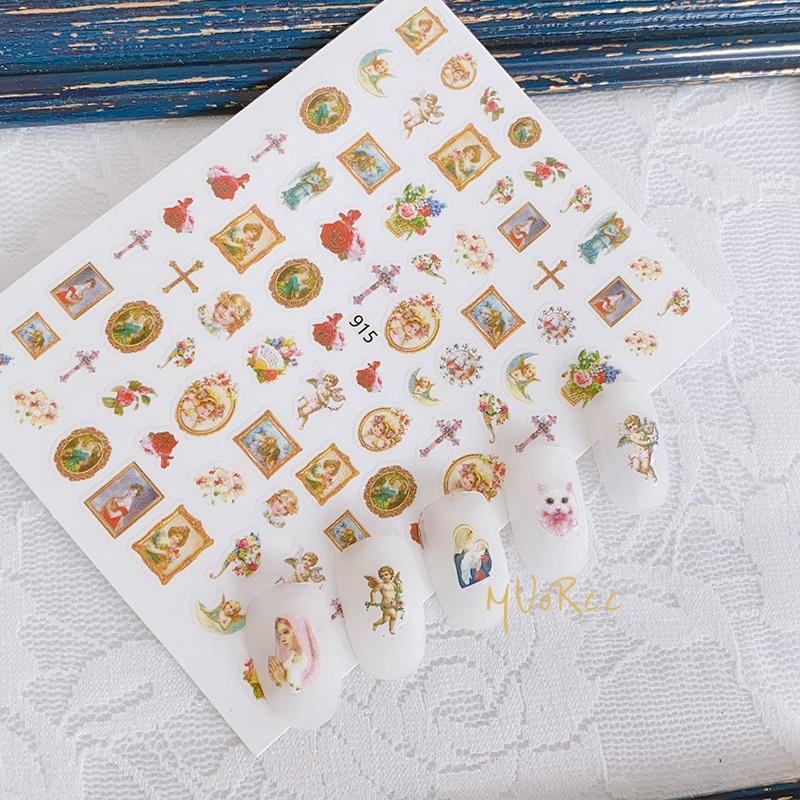 Sticker Nails 3D | Thiên Thần | Hình Dán Móng Tay