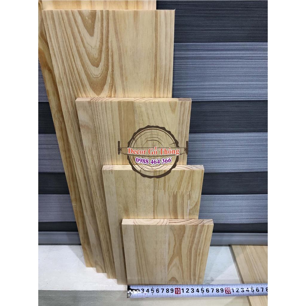 Thanh gỗ thông 15x120cm vuông đã bào mịn đẹp