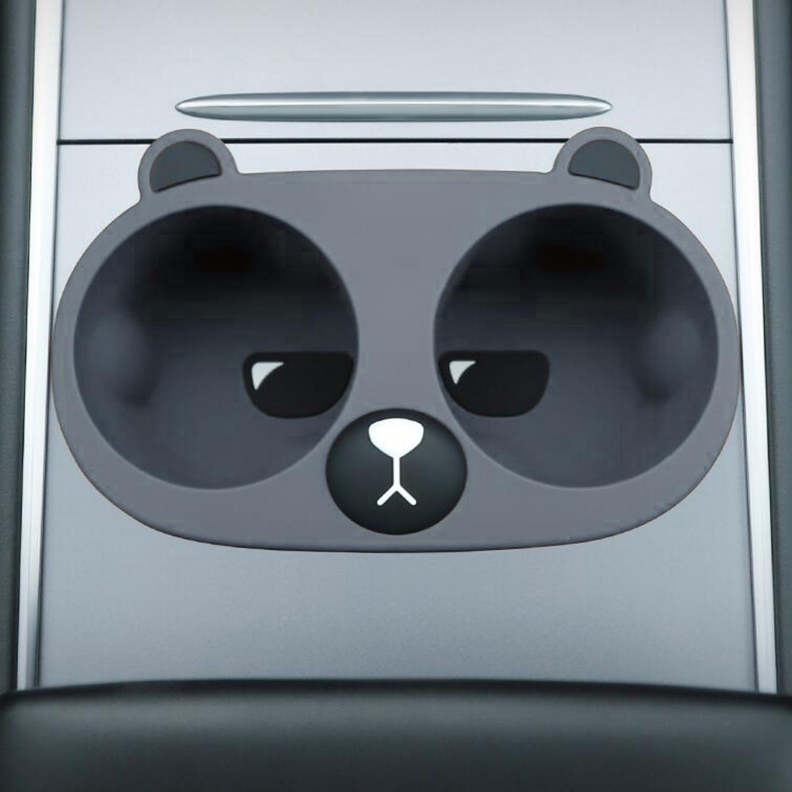 Center Console Cup Holder ,Cup Limiter ,Silicone Interior Parts Easy to Install ,Drink Bottle Stable Water Cup Holder Insert for Y