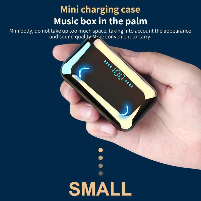 Tai nghe nhét tai không dây TWS Bluetooth 5.0 F9-5C chống nước 2200mAh