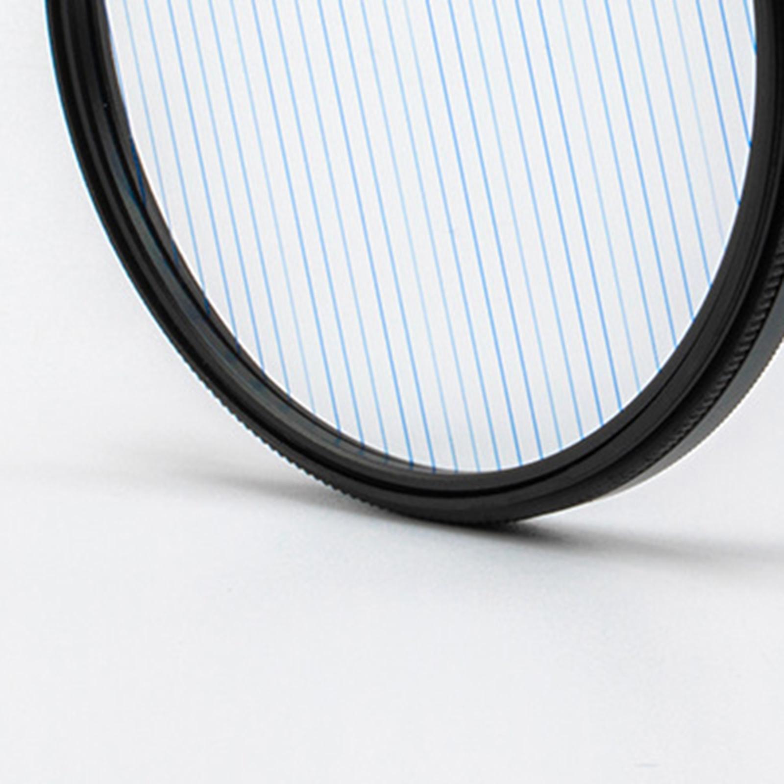 Blue Streak Filter W/Rotating Effects Filter for DSLR Cinematice Video 58mm