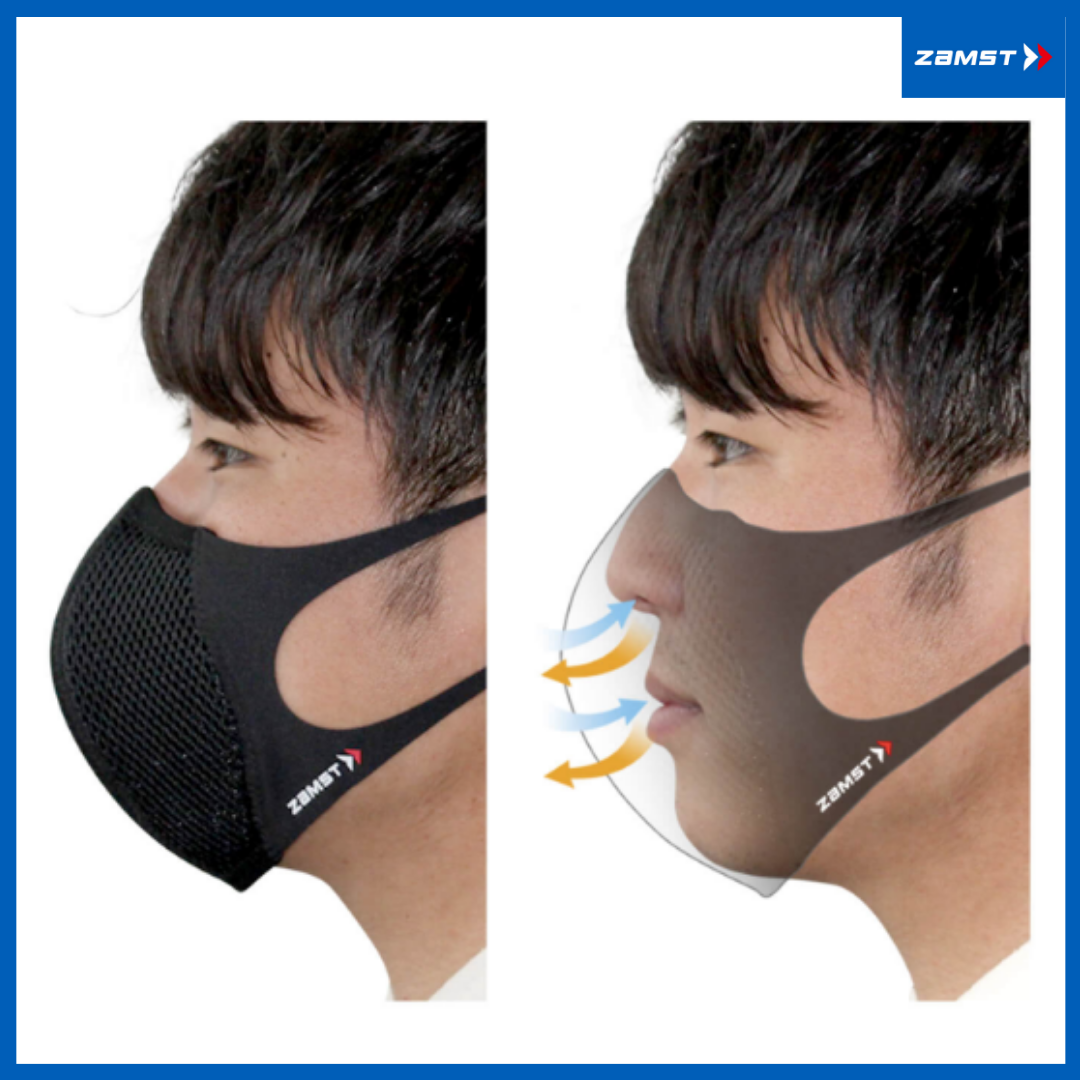 Khẩu trang thể thao MOUTH COVER ZAMST (1 cái /gói)