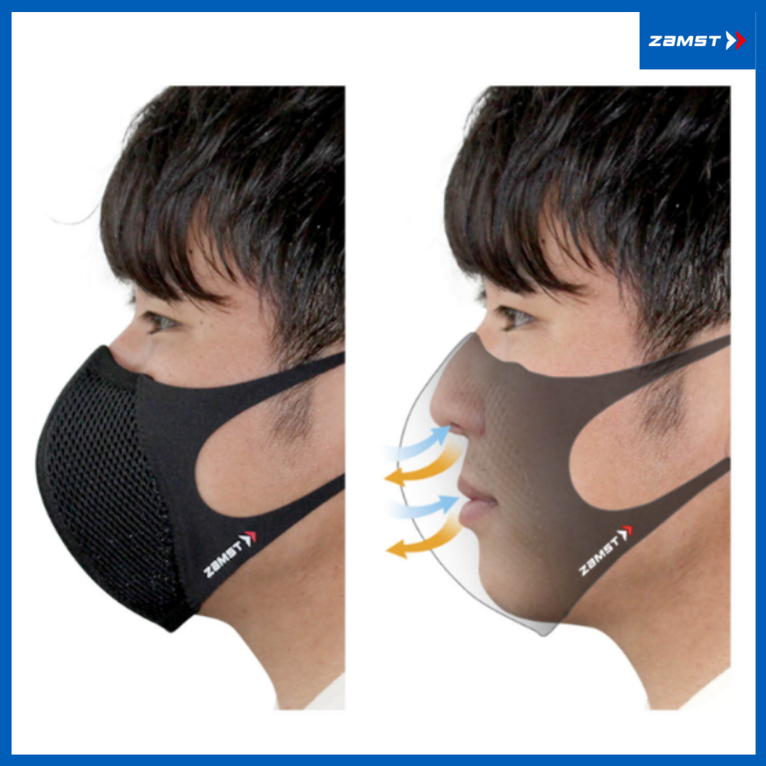 Khẩu trang thể thao ZAMST chính hãng MOUTH COVER