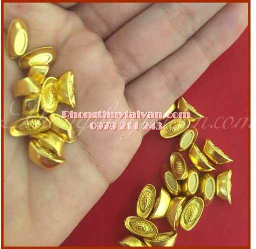Thỏi Vàng, Bạc không chữ MiNi chiêu lộc thờ cúng
