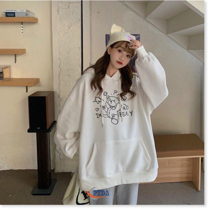ÁO KHOÁC HOODIES NỮ FROM RỘNG,NHIỀU MÀU SẮC XINH XẮN THỜI TRANG KING STORE