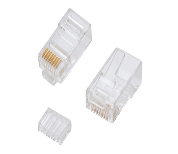 Đầu bấm mạng VIVANCO CAT5E Unshielded, chuẩn kết nối RJ45 (Túi 10 cái) - Hàng Chính Hãng