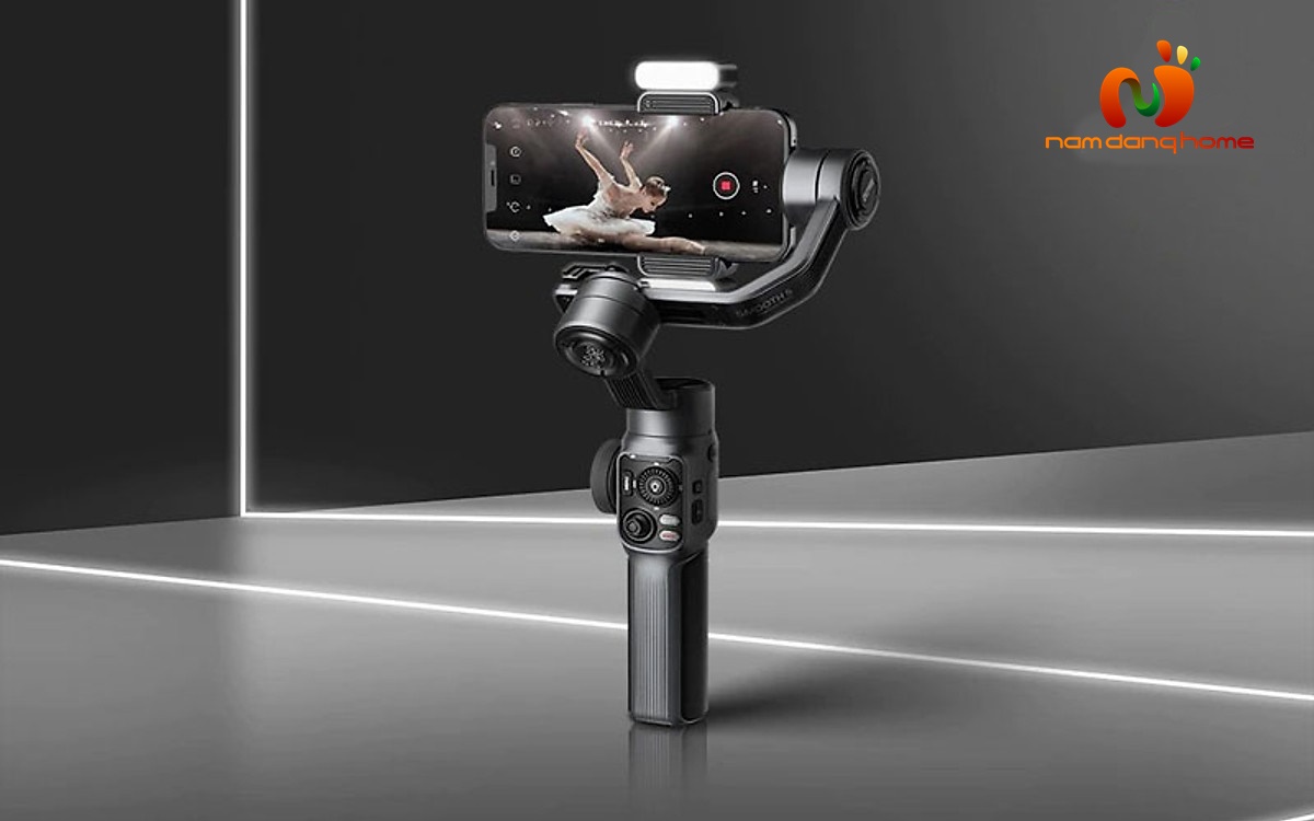 Gimbal Zhiyun Smooth 5 Combo - tay cầm chống rung cho điện thoại - Hàng Nhập Khẩu