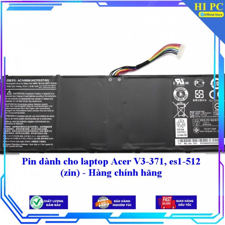 Pin dành cho laptop Acer V3-371 es1-512 - Hàng Nhập Khẩu
