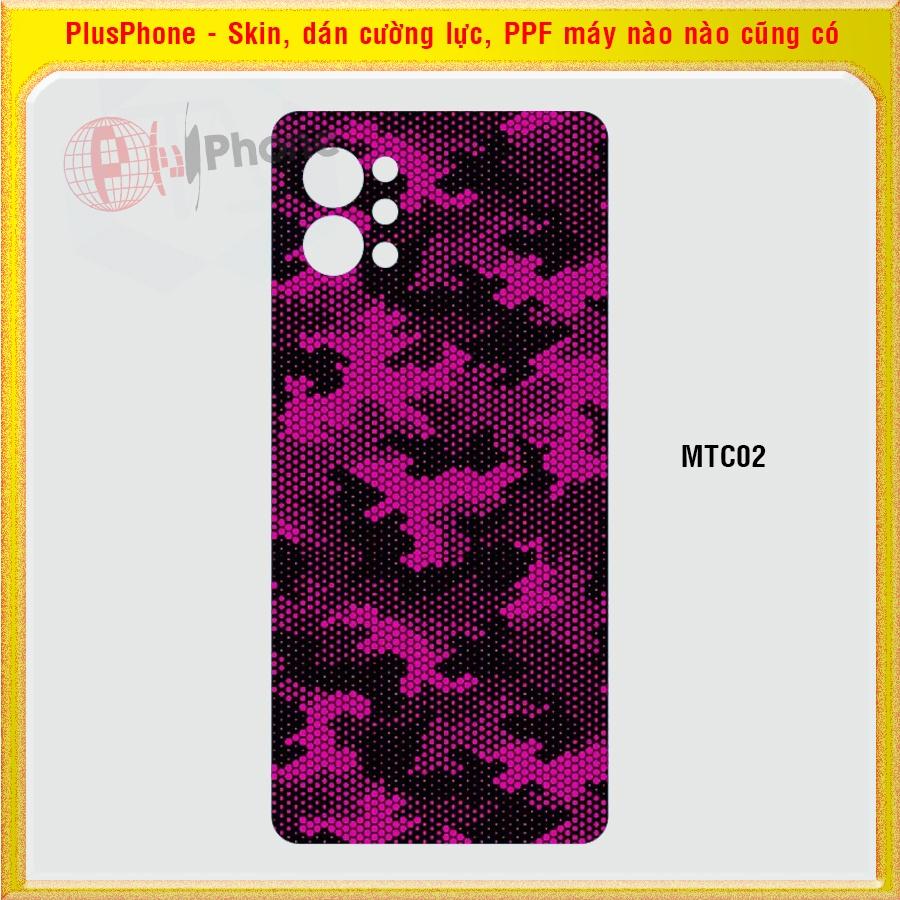 Dán Skin cho điện thoại LG Q7, Q7 Plus (Q7+), Q9, Q70, Q92 5G màu matrix camo