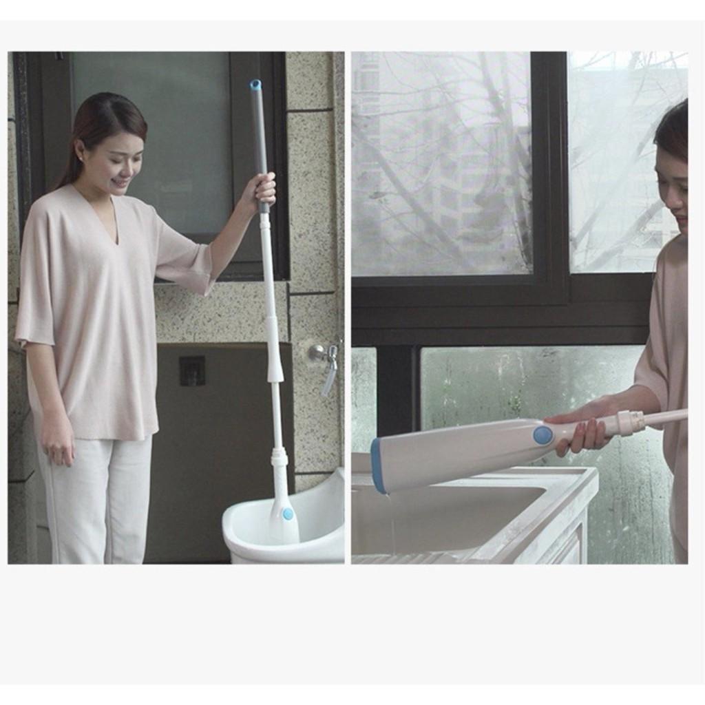 Cây Lau Nhà Vắt Nhanh xếp gọn Công Nghệ Nhật Bản NOVEL BLUE 360 - AsiaMart