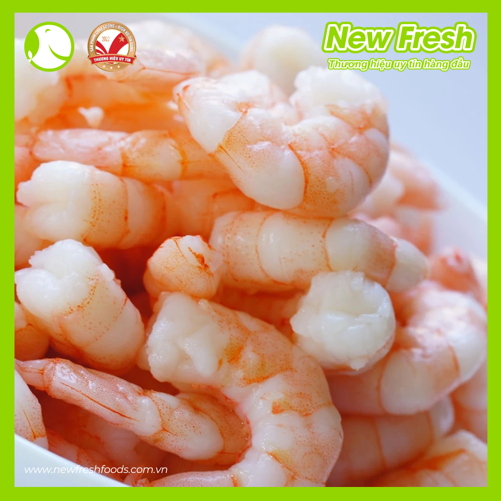 Tôm Thẻ Nõn Hấp Size Lớn Siêu Tiện Lợi Thịt Tươi Ngọt - Túi 1Kg